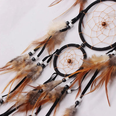 Handmade Dream Catcher with Animal Medallion