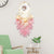 Handwoven Pink Feather Dream Catcher