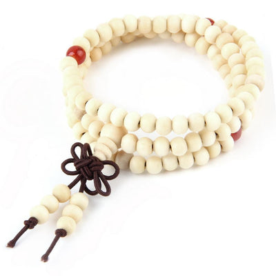 Natural Sandalwood Buddhist Meditation Beads