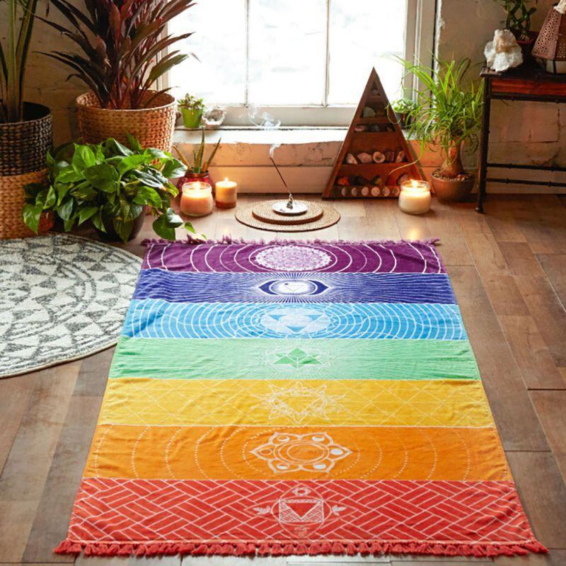7 Chakra Tapestry Throw